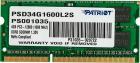 Оперативная память Patriot Memory SO-DIMM DDR3 4GB 1600Mhz Signature (PSD34G1600L2S)