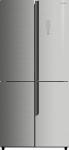 Многокамерный холодильник Weissgauff WCD 450 Inox Glass NoFrost Inverter