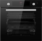 Встраиваемый газовый духовой шкаф Weissgauff WGO 706 D Black Glass