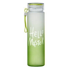 Бутылка для воды, 500 мл hello master, 22 х 6 см, зеленая NO Brand