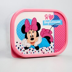 Ланч-бокс прямоугольный, 500 мл, минни маус Disney