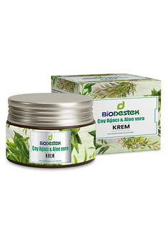 Крем для лица DESTEK Крем с маслом алоэ вера и чайного дерева от отёков, увлажнение, питание, лифтинг 140.0