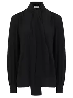 Блуза шелковая Saint Laurent