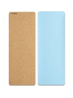 Коврик для йоги и фитнеса Atemi, AYM043, TPE, пробка, 173х61х0,4 см GNU