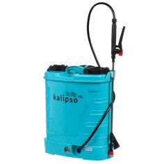 Опрыскиватель садовый работа от аккумулятора, Kalipso, 16 л, свинцово-кислотный, 8 А.ч, 12 В, пластик, ранцевый, KF-16C-2