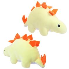 Игрушка мягкая ABtoys динозаврик желтый 18 см