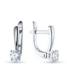 Серьги из белого золота э4712сг02164000 ЭПЛ Даймонд