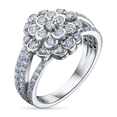 Кольцо из белого золота э4012кц07240368_white ЭПЛ Даймонд