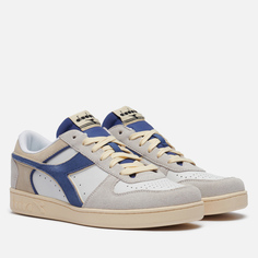 Кроссовки Diadora Magic Basket Low Suede Leather, цвет белый