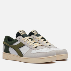 Кроссовки Diadora Magic Basket Low Suede Leather, цвет белый