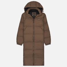 Женский пуховик Dickies Alatna Long, цвет коричневый