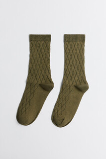 носки женские Носки высокие хлопковые с узором Befree