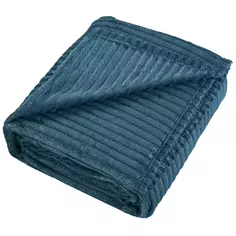 Плед Alitea 180x200 см велсофт цвет синий Столица текстиля