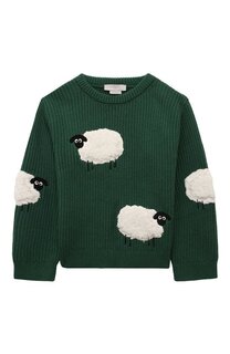 Свитер из хлопка и шерсти Stella McCartney
