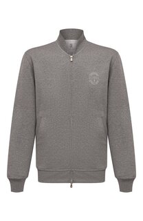 Толстовка из хлопка и кашемира Brunello Cucinelli