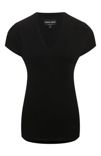 Футболка из вискозы и кашемира Giorgio Armani