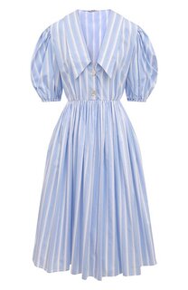 Хлопковое платье Miu Miu