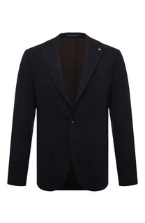 Пиджак из шерсти и хлопка Sartoria Latorre