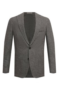 Пиджак из шерсти и хлопка Fradi