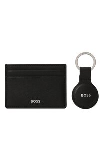 Комплект из футляра для кредитных карт и брелока BOSS