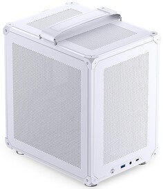Корпус mITX JONSBO C6-ITX White белый, без БП, USB3.0, USB Type-C, audio