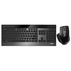 Клавиатура и мышь Wireless Rapoo 9900M черный