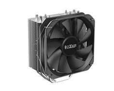 Кулер PCCooler PALADIN 400 LGA115x/1200/1700/1851/AM4/AM5 (Al/Cu, 200W, 130mm fan, 1600RPM, 76.85CFM, 29dBA, 4-pin PWM, silver, black)