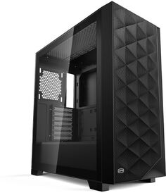 Корпус eATX PCCooler C3D510 BK черный, без БП, закаленное стекло, 2*USB A 3.0