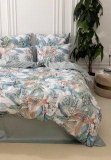 Постельное белье Евро Soft Box Monte Carlo, с простыней на резинке 160х200, сатин