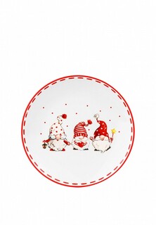Тарелка Elan Gallery 24х24х2,3 см Весёлые гномики