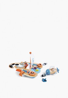 Набор игровой Hape "Служба спасения" Эко-катамаран с фигуркой выдры, 18 предметов