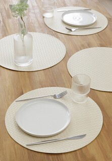 Комплект салфеток сервировочных Унисон d38 (4 шт.) Bottega beige