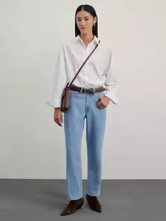 Джинсы straight укороченные Zarina