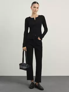 Джинсы straight укороченные Zarina