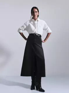 Джинсовая юбка макси Zarina