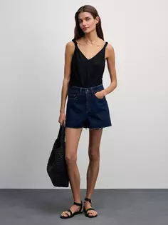 Джинсовые шорты mom fit Zarina