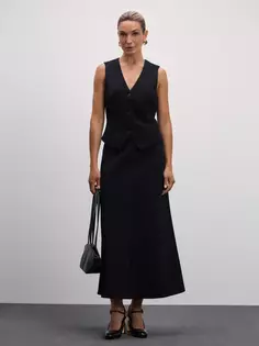 Юбка миди А-силуэта из вискозы Zarina