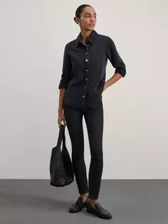 Утепленные джинсы skinny с высокой посадкой Zarina