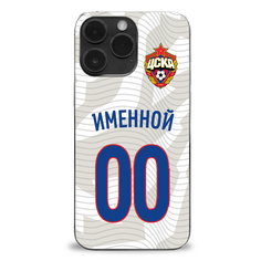 Именной клип-кейс для iPhone "Выездная форма" (IPhone 11 Pro Max) ПФК ЦСКА