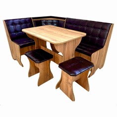 Кухонный уголок ку-19/4м, 1620 х 1180 х 920, дуб вотан 221 NO Brand