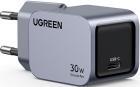 Сетевое зарядное устройство Ugreen X703 (35006) Nexode Pro 30W PD GaN Tech Charger EU, серый