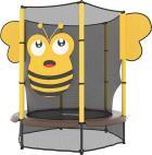 Батут для детей Unix Line 4.6 ft, BEE, 140 см