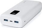 Внешний аккумулятор Ttec PowerSlim Trio LCD 20000 mAh, PD 22.5W, белый