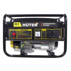 Генератор бензиновый, Huter, DY2500L, 2 кВт, четырехтактный, 5.5 л.с., 16 А, выход 12 В, 64/1/3