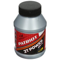 Масло машинное минеральное, для двухтактного двигателя, Patriot, Power Active 2T, 0.1 л, 850030633 Патриот