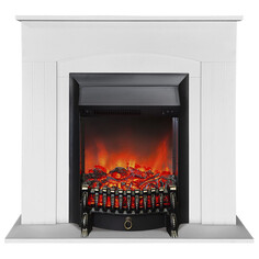 Камины электрические каминокомплект REALFLAME CROSBY STD (очаг FOBOS) белый