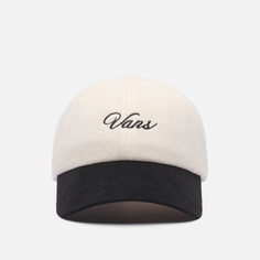 Кепка Vans Script Curved Bill Jockey, цвет белый