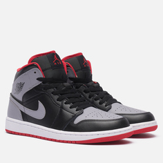 Мужские кроссовки Jordan Air Jordan 1 Mid, цвет чёрный