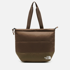 Сумка The North Face Nuptse Tote, цвет коричневый