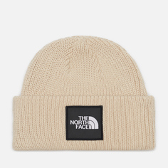 Шапка The North Face Explore, цвет бежевый